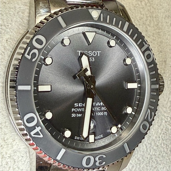 Tissot Seastar 1000 Powermatic Date Classic Sport Men's Watch - Picture 2 of 7